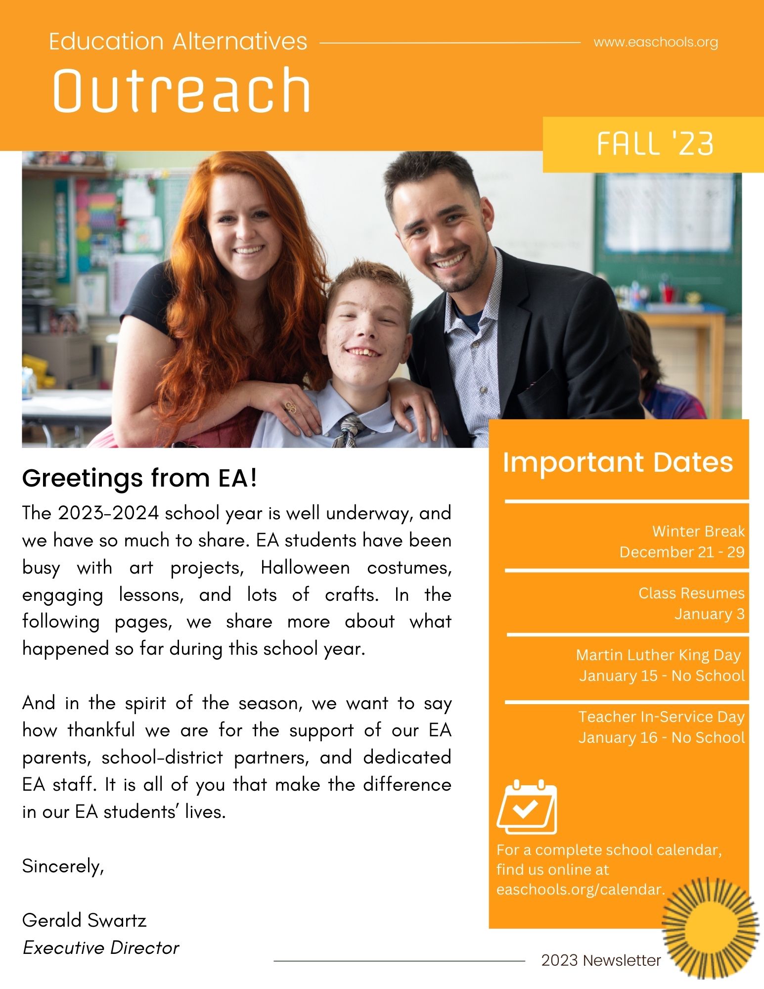 Newsletter on School Activities and Achievements EA Schools