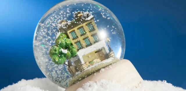 Snow globe being shaken, representing the internal overwhelm of autism rage attacks in children. Education alternatives school. Ohio